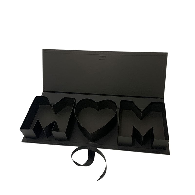 "MOM" Letter Rectangular Gift Box