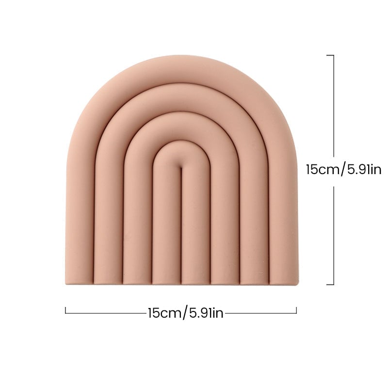 Sale - Rainbow Silicone Table Mat Coaster