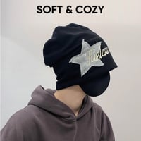 Star Pattern Knit Beanie