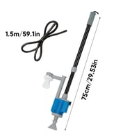 Electric Aquarium Gravel Cleaner with Filter