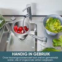 Roestvrijstalen Swan Gootsteenzeefmand