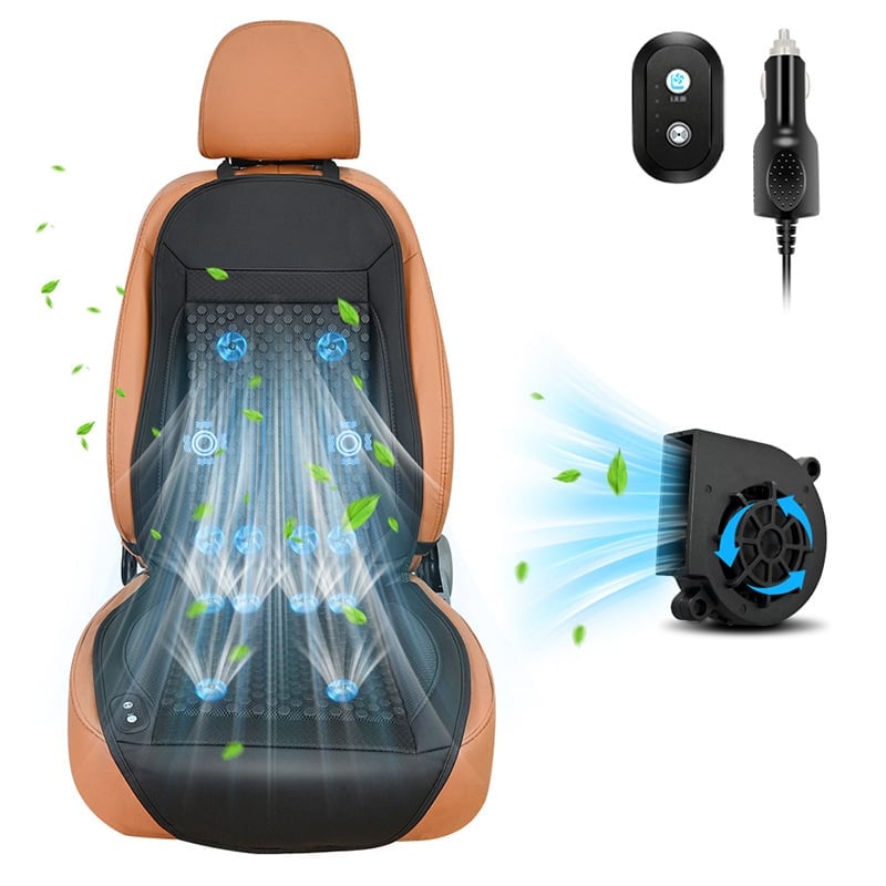 Sakerplus® Cooling Car Seat Cushion with Ventilation & Massage