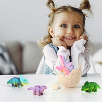 Educational Dino Egg Bath Bombs with Surprise Toy Discovery
