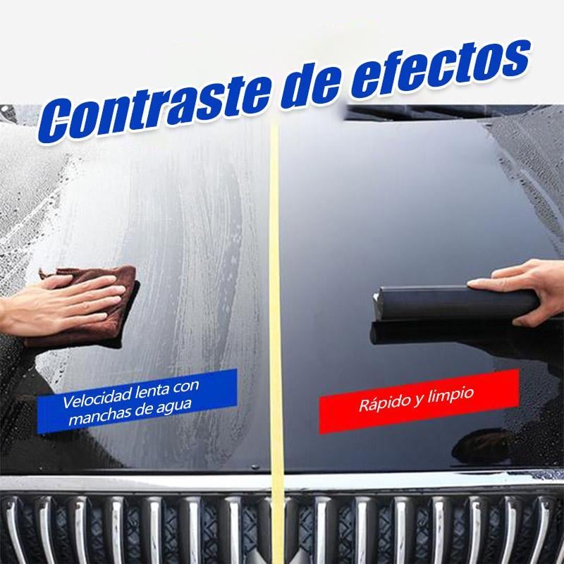 Limpieza de las hojas de la escobilla de goma