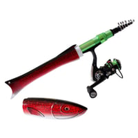 Fish-shaped telescopic rod