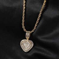 Hip Hop Heart Necklace