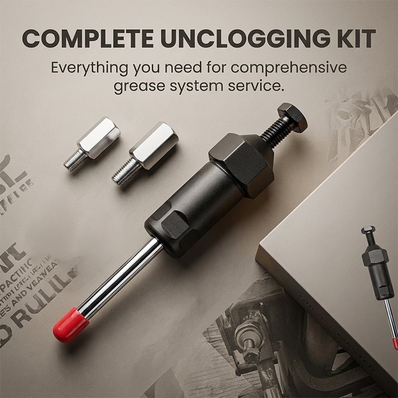  Heavy Duty Grease Fitting Cleaner Unclog Tool