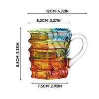 Hand-painted Book Coffee Cup