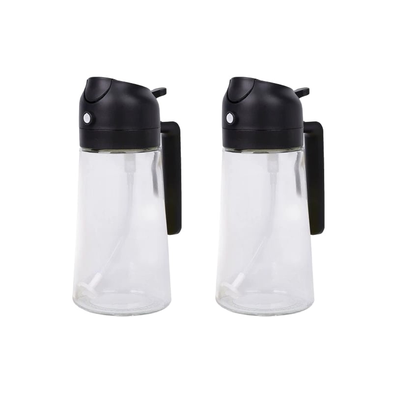 2 in 1 Glass Oil Sprayer & Dispenser