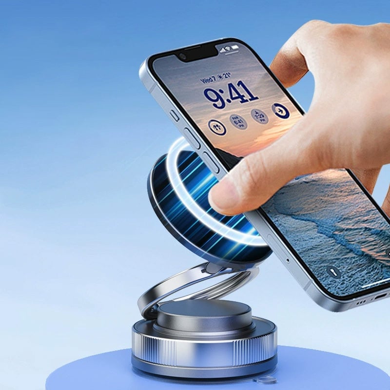 360° verstellbarer Vakuum-Magnet-Handyhalter