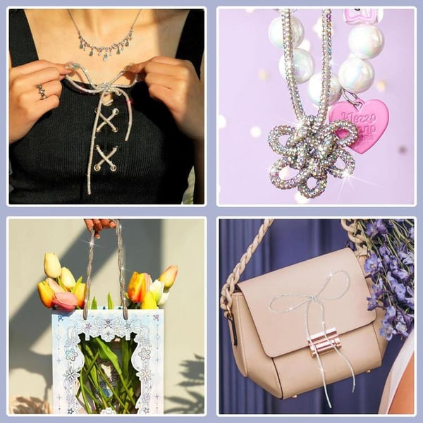 Rhinestone Glitter Shoe Laces