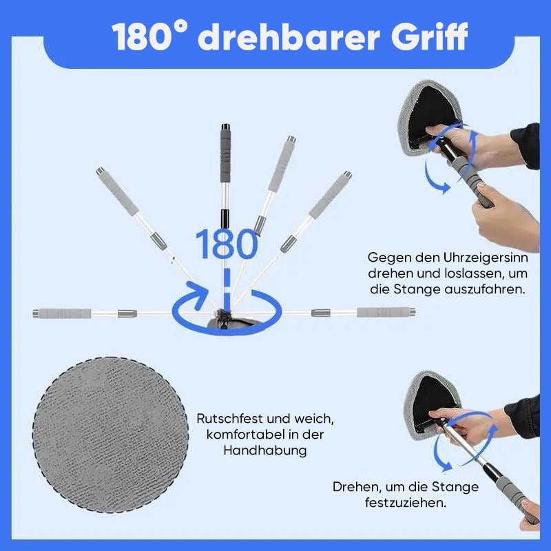 Teleskopische Mikrofaser Glas Auto-Enteisungsbürste