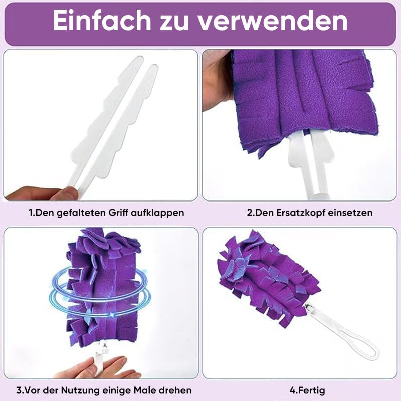 Wiederverwendbare Fleece-Staubwedel-Ersatzbezüge