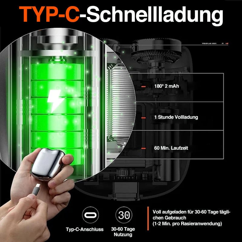 Sale- Neu eingetroffener Mini-Elektrorasierer mit Doppelkopf