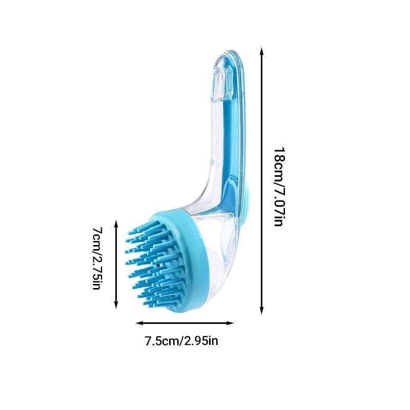 New 2 in 1 Pet Bath and Grooming Brush