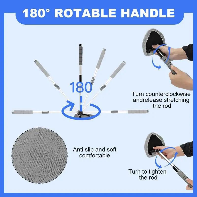 Telescopic Microfiber Glass Car Defroster Brush
