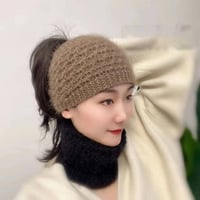 Squirrel Velvet Hairband Hood