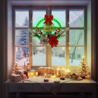 Weihnachtskränze mit LED-Licht