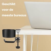 360 graden draaibare bekerhouder
