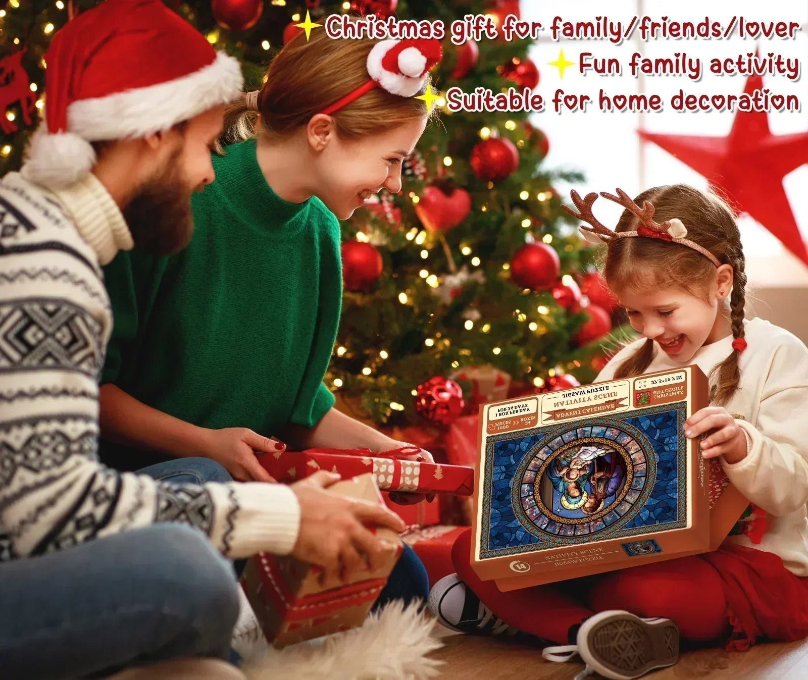 Kerststal puzzel 1000 stukjes