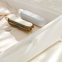 2 I 1 Bærbar Enkel Pillestarter & Lagdelt Organizer