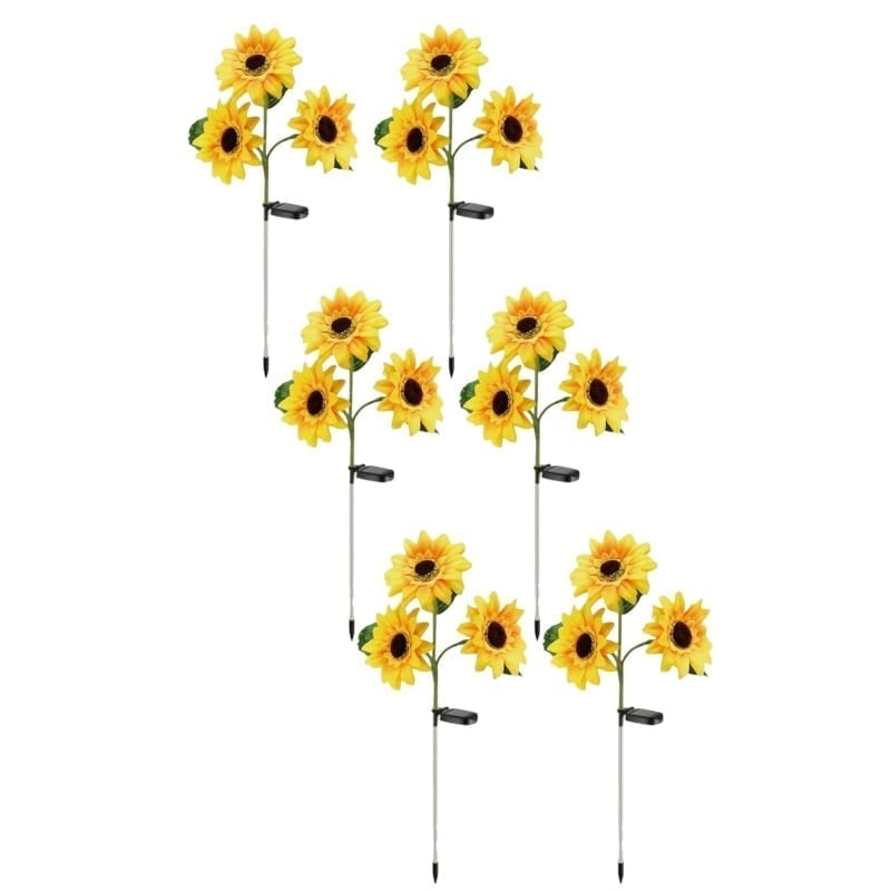Solar Sunflower Lights