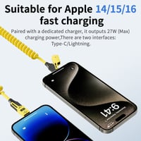 4 in 1 Spring Fast Charging Cable