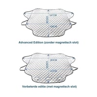 Magnetische autoruitafdekking