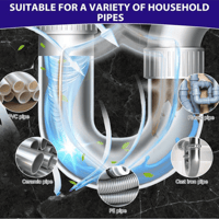 Rapid-Foam Toilet Cleaner & Drain Unclogger