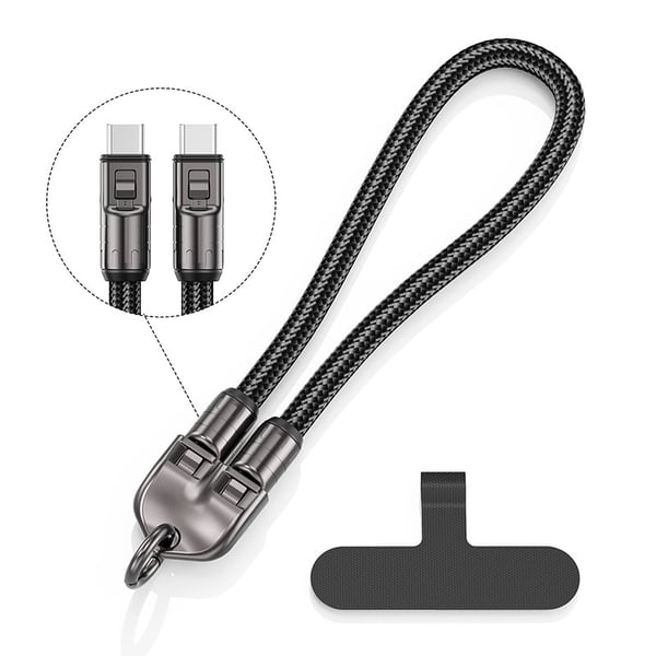 2-in-1 Fast Charging Data Cable ＆ Phone Lanyard