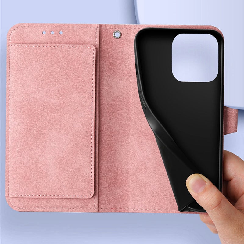 Embossed Phone Leather Case