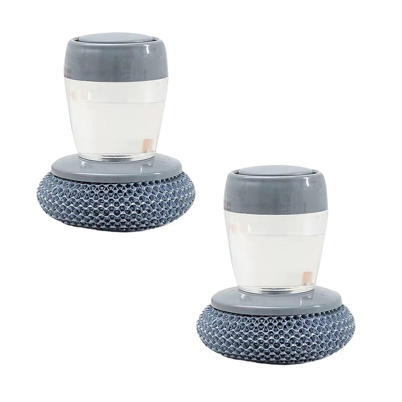 Kitchen Soap Dispensing Palm Brush