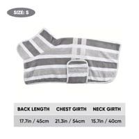 Luxury Microfiber Dog Bathrobe