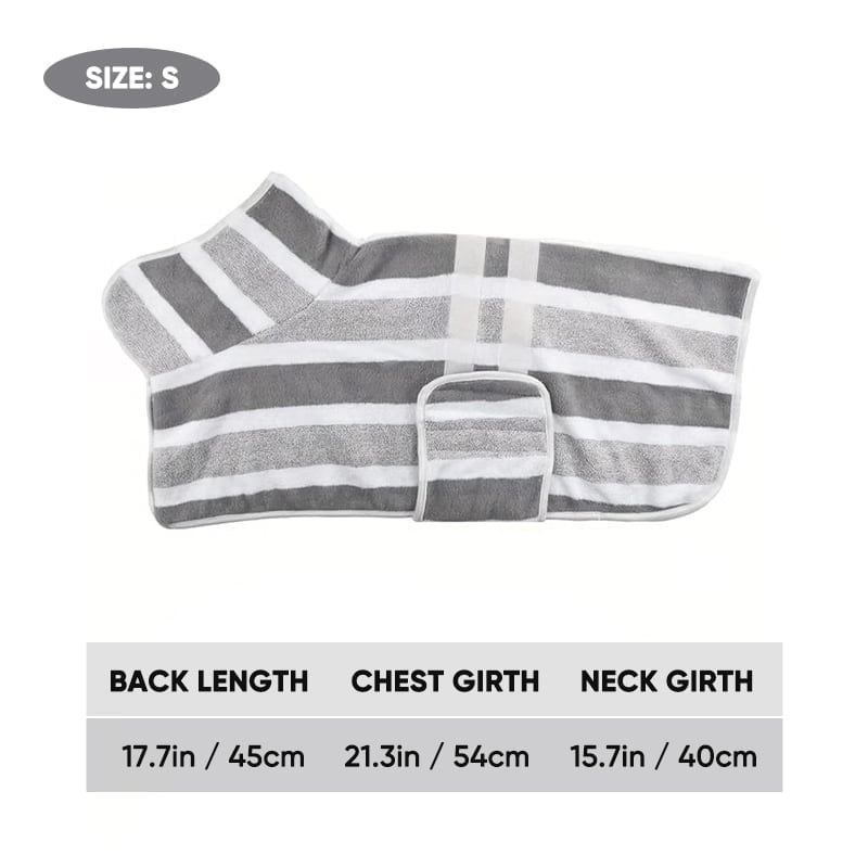 Luxury Microfiber Dog Bathrobe