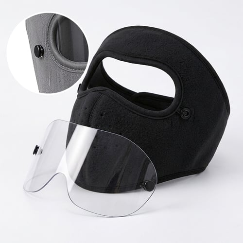 5. Built-In HD Visor Gives You a Wide, Crystal-Clear Field of View — And Pops Off in Seconds for Easy Cleaning