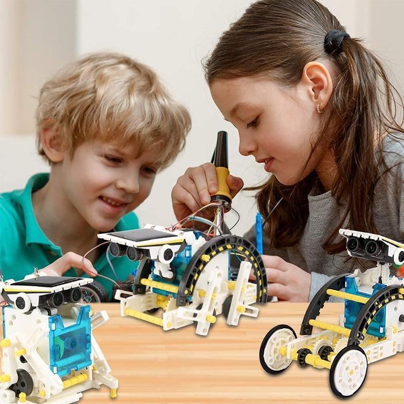 13-in-1 Bildung Solarroboter-Spielzeug