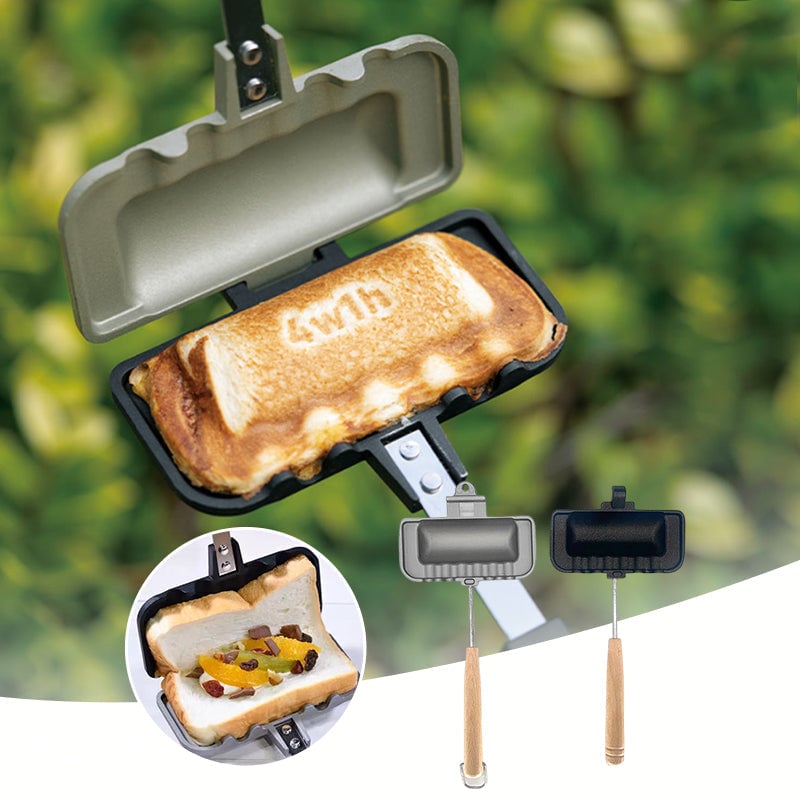 Dobbeltsidig sandwich-bakepanne