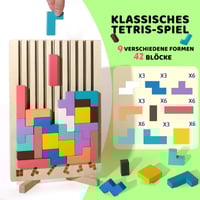 Holz-Stapel-Puzzle-Set