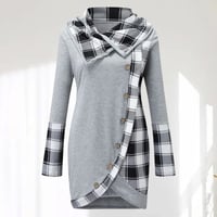 Vintage Plaid Patchwork Dress