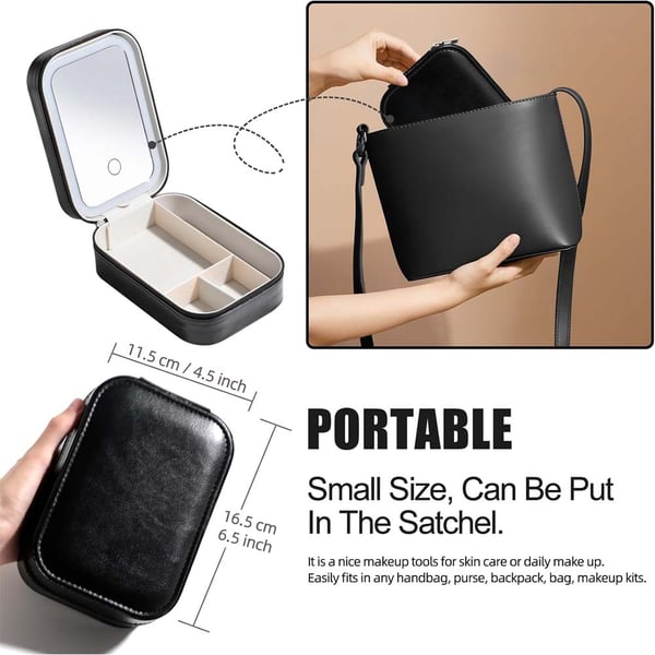 Multifunctional Portable Makeup Mirror Box