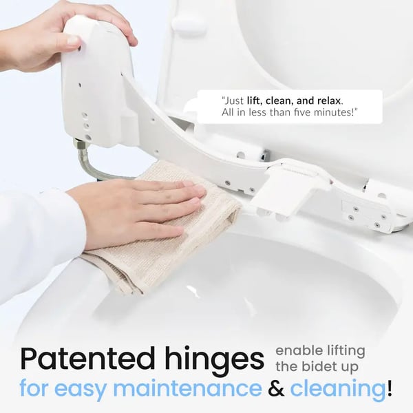 Smart Toilet Seat with Nozzle Washer