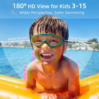 High Definition Waterproof Anti-fog Large Frame Swimming Goggles