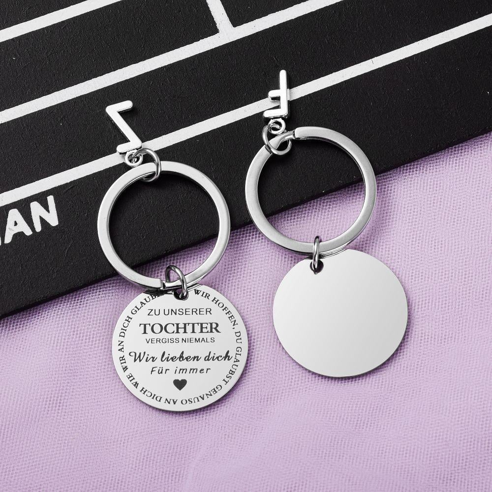 Zu meinem Sohn / meiner Tochter Schlüsselbund（German keychain）