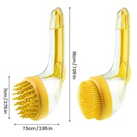 New 2 in 1 Pet Bath and Grooming Brush
