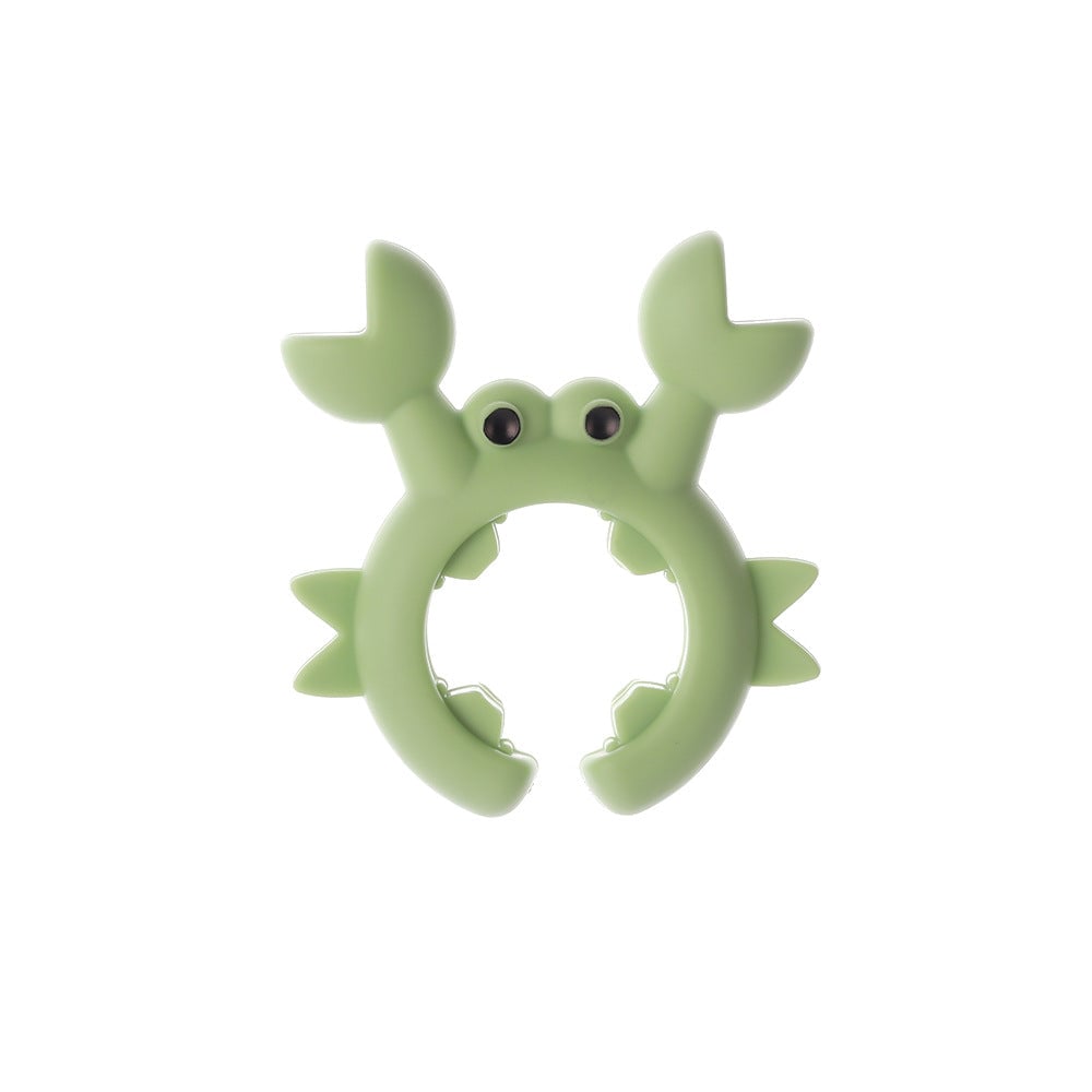 Silicone crab spatula placement rack