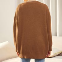 Pull Uni Col V En Maille