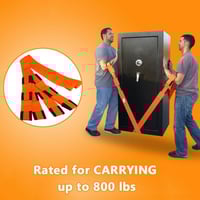 Adjustable Furniture Teamstrap Moving and Lifting Straps -2pcs