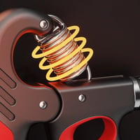 Adjustable electronic counting strength grip