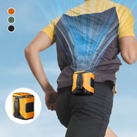 Outdoor digital display waist fan