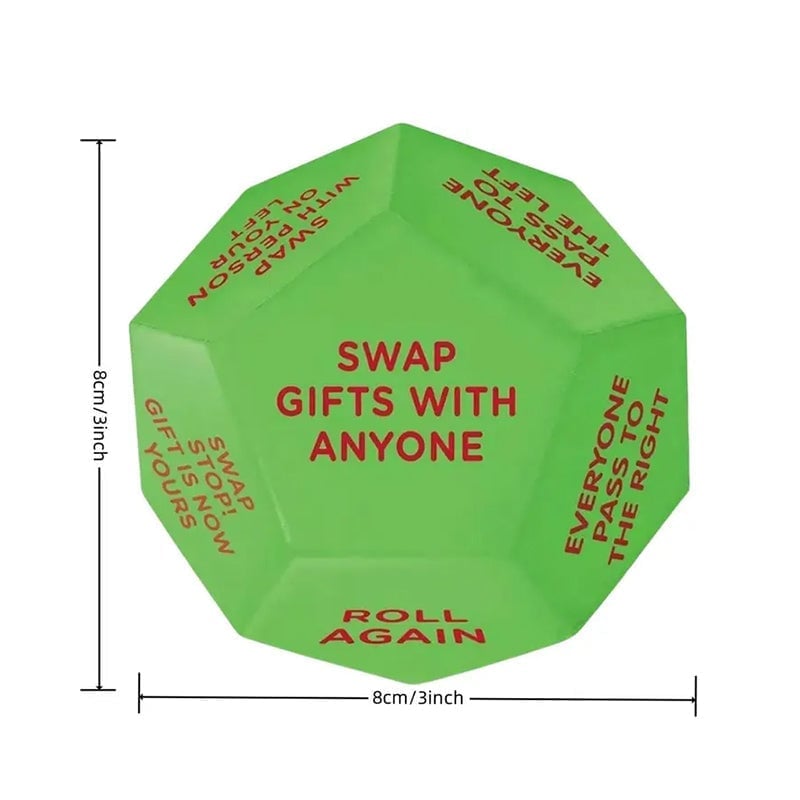 Santa Swap Gift Exchange Dice